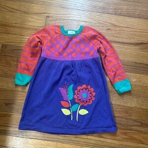 Hanna Andersson Colorful Kids Dress with Floral Design